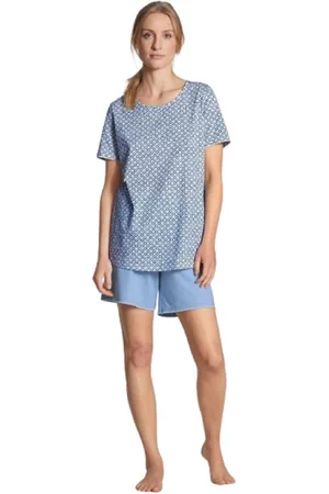 Calida Pyjama Kurzpyjama43253blau (1 Stück, 1 tlg., 1 Stück) - Verkäufer: Mein Style