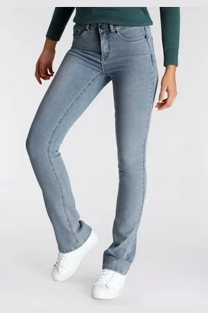 ARIZONA Bootcut-Jeans Ultra Soft elastische Passform, ausgestellte Beinform, hohe Leibhöhe
