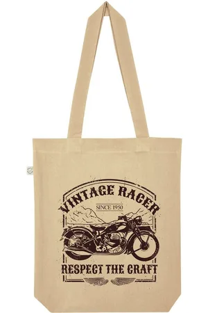 Youth Designz Tragetasche Vintage Racer Jutebeutel Tasche Lange Henkel, mit trendigem Print - Verkäufer: EmDa Trading GmbH