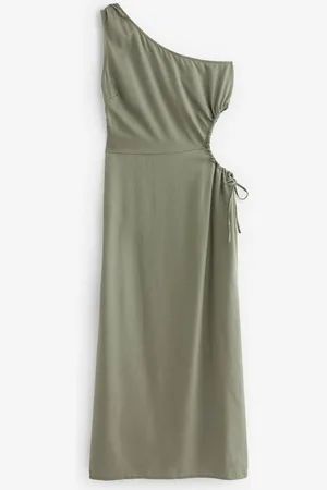 Next Sommerkleid One-Shoulder-Midikleid mit Cut-Out (1-tlg) - Verkäufer: Germany GmbH
