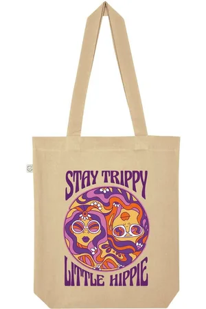 Youth Designz Tragetasche Stay Trippy Jutebeutel Tasche Lange Henkel, mit trendigem Print - Verkäufer: EmDa Trading GmbH