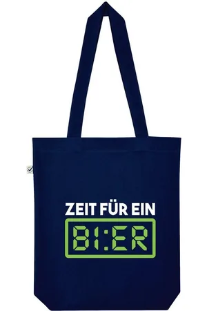 Youth Designz Tragetasche Zeit Bier Jutebeutel Tasche Lange Henkel, mit trendigem Print - Verkäufer: EmDa Trading GmbH