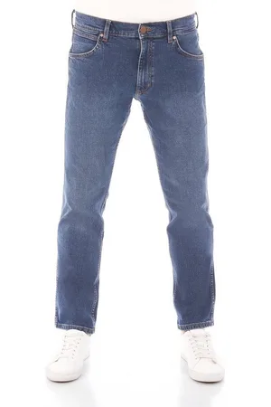 Wrangler Straight-Jeans Herren Jeanshose Greensboro Regular Fit Denim Hose mit Stretch - Verkäufer: Jeans-direct