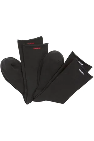 HUGO BOSS Freizeitsocken 2P RS UNI CC W (Packung, 2-Paar, 2er Pack) mit gerolltem Bündchen