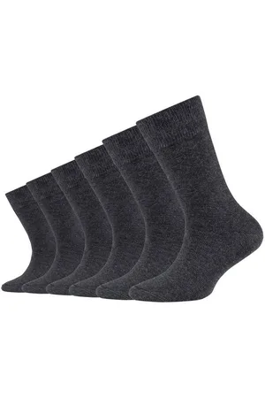 Camano Socken ca-soft (6er Pack) mit Komfortbund und gepolsterten Zehen-/Fersenbereich