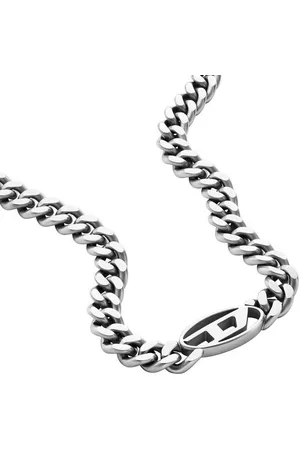 Diesel Kette mit Anhänger Schmuck Edelstahl Halsschmuck Panzerkette STEEL