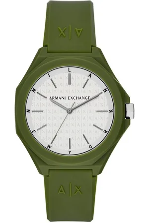 Armani Exchange Quarzuhr AX4601, Armbanduhr, Herrenuhr, Damenuhr, analog, Silikonarmband