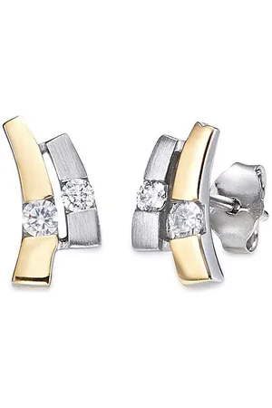 Bruno Banani Paar Ohrstecker Schmuck Geschenk Silber 925 Ohrschmuck Ohrringe Stein, mit Zirkonia (synth)