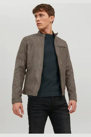 JACK & JONES Lederimitatjacke JJEROCKY JACKET NOOS