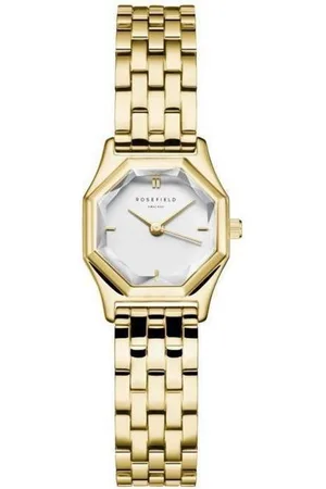 ROSEFIELD Quarzuhr Damenuhr Gemme Weiß Gold GWGSG-G02 - Verkäufer: JUWELSTORE.de
