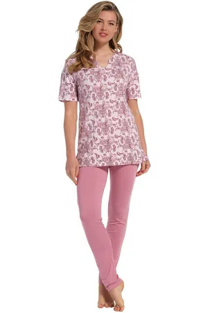 Pastunette Schlafanzug Damen Pyjama mit Leggins (2 tlg) Modisches Design - Verkäufer: HELLER-SHOES