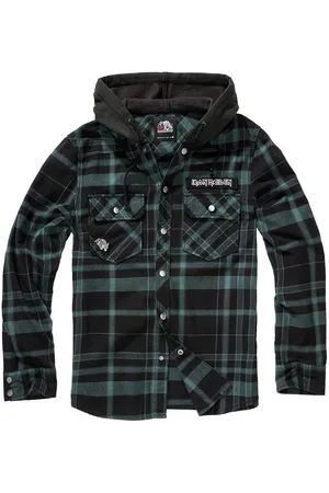 Brandit Outdoorhemd Herren Langarmhemd Iron Maiden Checkshirt Sweathood Eddy - Verkäufer: Scholz Handelsgesellschaft mbH