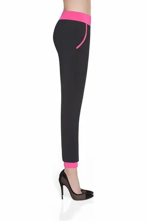 Basbleu Leggings Hose Leggings Leggins lang weich bequem Stretch 200den Hannah schwarz- bequem - Verkäufer: YESET Shop