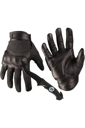 Mil-tec Lederhandschuhe Security Tactical Schnittschutz Handschuhe mit Knöchelschutz - Verkäufer: Bundeswehr und mehr