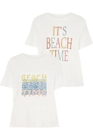 beachtime T-Shirt (Packung, 2-tlg) mit zwei verschiedenen Drucken