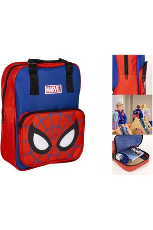 SPIDERMAN Rucksack Schulrucksack Rot Blau - Verkäufer: woolloom