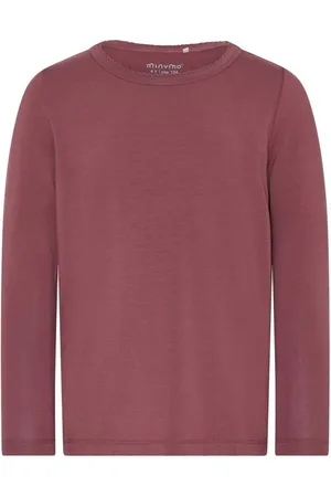 Minymo Langarmshirt L-Shirt Bamboo Rose Brown 104 Kinder Langarmshirt - Verkäufer: HUCKLEBUCK & FINJA Nordkinder Kindermode