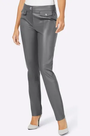 CRÉATION L Jerseyhose Lederimitat-Hose Innenbeinlänge ca. 72 cm - Verkäufer: Witt-Gruppe