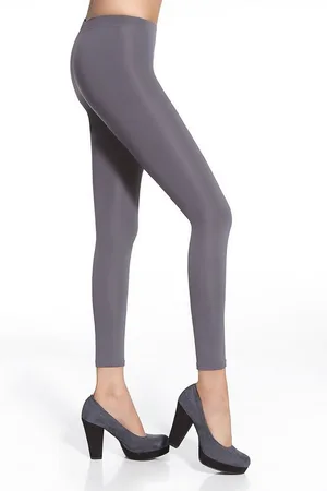 Basbleu Leggings Leggings Leggins Hose lang weich blickdicht 200den Gabi hellgrau-grey weich - Verkäufer: YESET Shop