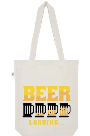 Youth Designz Tragetasche "Beer Loading" Jutebeutel Tasche Lange Henkel, mit trendigem Print - Verkäufer: EmDa Trading GmbH