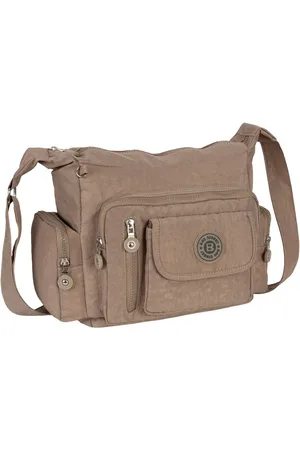 Bag Street Umhängetasche Damentasche Umhängetasche Handtasche Schultertasche Taupe Taupe, als Schultertasche, Umhängetasche tragbar - Verkäufer: EAA-Kiefer