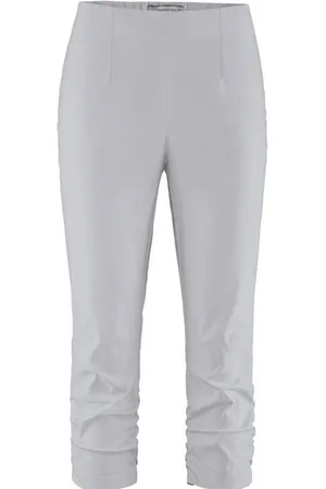 STEHMANN Caprihose Maria-530-14060 elastischer Bund, seitliche Raffung am Bein, ohne Verschluss - Verkäufer: Gio Milano