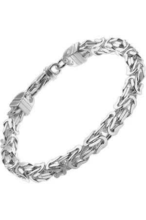 trendor Gliederarmband Königskette für Männer 925 Silber 6 mm breit - Verkäufer: uhrcenter
