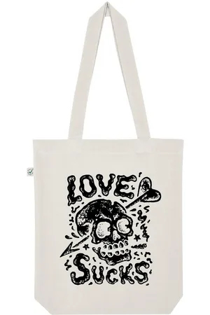 Youth Designz Tragetasche Love Sucks Jutebeutel Tasche Lange Henkel, mit trendigem Print - Verkäufer: EmDa Trading GmbH