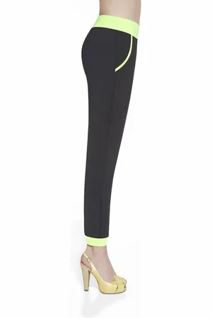 Basbleu Leggings Hose Leggings Leggins lang weich bequem Stretch 200den Hannah schwarz- bequem - Verkäufer: YESET Shop
