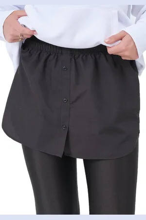 Blackrock Unterrock Damen Blusenrock Saum Verlängerung (1-tlg) mit Elastikbund, in Unifarbe mini Rock - Verkäufer: BR-Commerce