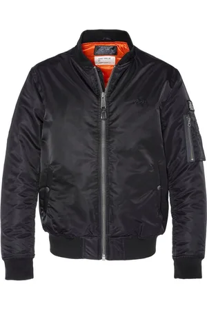 Schott NYC Bomberjacke AIRFORCERS MA-1 Ikonischer Fliegerjacke aus recyceltem Nylon, Men & Unisex möglich