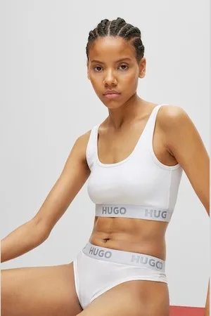 HUGO BOSS Bralette-BH BRALETTE SPORTY LOGO mit elastischem Bund