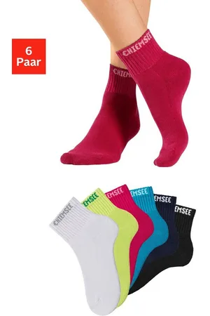 CHIEMSEE Kurzsocken (Packung, 6-Paar) mit eingestricktem Markennamen