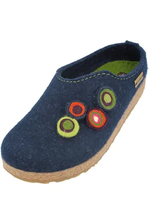 Haflinger Grizzly Kanon Filzclog aus reinem Wollfilz Unisex Hausschuh - Verkäufer: Natural Slipper