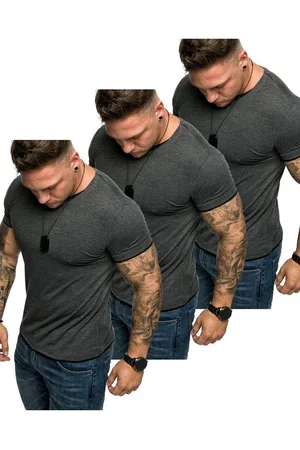 amaci T-Shirt 3. LAKEWOOD 3er-Pack T-Shirts (3er-Pack) Herren Basic Oversize T-Shirt mit Rundhalsausschnitt - Verkäufer: