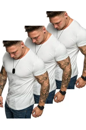 amaci T-Shirt 3. TACOMA 3er-Pack T-Shirts (3er-Pack) Herren Basic Oversize T-Shirt mit Rundhalsausschnitt - Verkäufer: