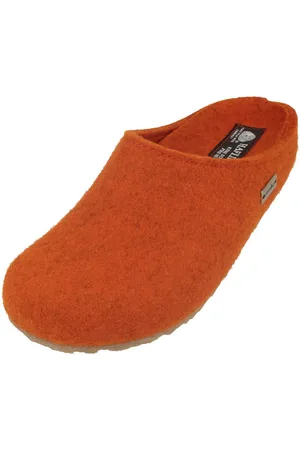 Haflinger Michl Filzclog aus reinem Wollfilz mit Wechselfussbett Hausschuh - Verkäufer: Natural Slipper