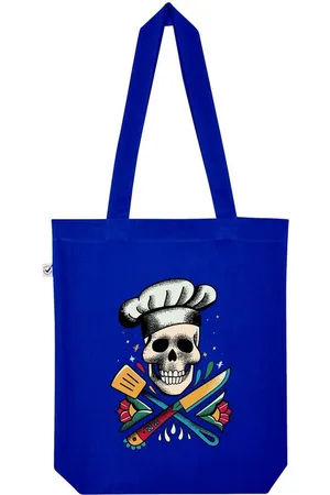 Youth Designz Tragetasche Skull Cooking Totenkopf Koch Jutebeutel Tasche Lange Henkel, mit trendigem Print - Verkäufer: EmDa Trading GmbH