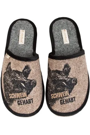 Adelheid Schwein gehabt Filzpantoffel Pantoffel - Verkäufer: