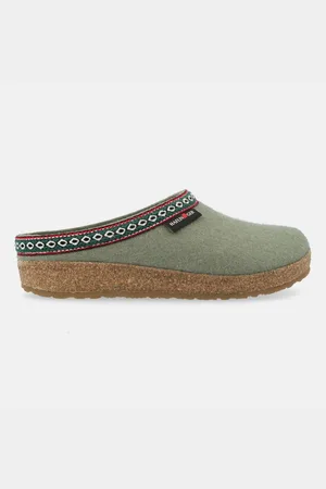 Haflinger Grizzly Franzl Filzclog aus reinem Wollfilz Hausschuh - Verkäufer: Natural Slipper