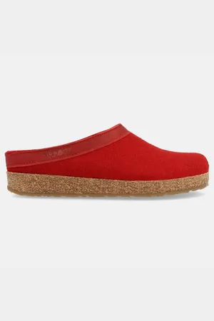 Haflinger Grizzly Torben Filzclog aus reinem Wollfilz Unisex Hausschuh - Verkäufer: Natural Slipper