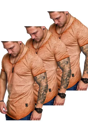 amaci T-Shirt 3. SAN FRANCISCO T-Shirts 3er-Pack (3er-Pack) Herren Basic Oversize T-Shirt mit V-Ausschnitt - Verkäufer:
