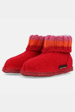 Haflinger Hüttenschuh Paul aus reiner Schurwolle Hausschuh - Verkäufer: Natural Slipper