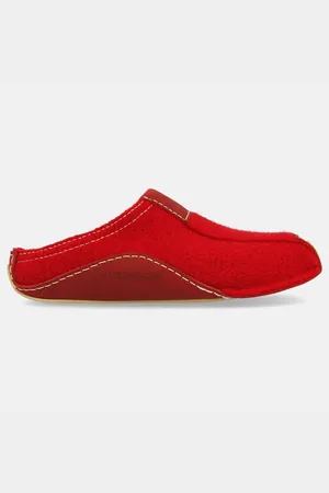 Haflinger Pocahontas Pantoffeln aus gewalkter Wolle mit Gummisohle Hausschuh - Verkäufer: Natural Slipper