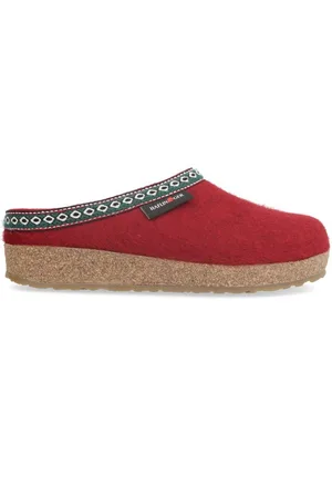 Haflinger Grizzly Franzl Filzclog aus reinem Wollfilz Hausschuh - Verkäufer: Natural Slipper