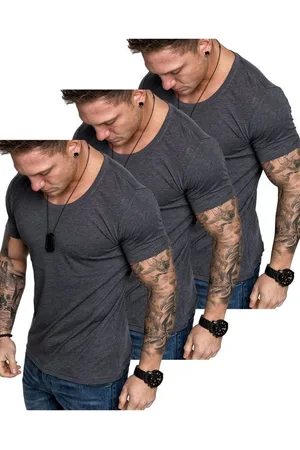 amaci T-Shirt 3. LANCASTER 3er-Pack T-Shirts (3er-Pack) Herren Basic Oversize T-Shirt mit Rundhalsausschnitt - Verkäufer: