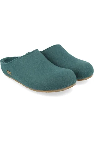 Haflinger Michl Filzclog aus reinem Wollfilz mit Wechselfussbett Hausschuh - Verkäufer: Natural Slipper