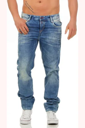 Cipo & Baxx Regular-fit-Jeans C-1068 Regular Fit Herren Jeans - Verkäufer: k2-store
