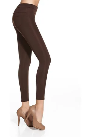 Basbleu Leggings Leggings Leggins Hose lang weich blickdicht 200den Marika -brown weich - Verkäufer: YESET Shop