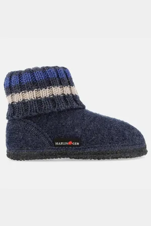 Haflinger Hüttenschuh Paul aus reiner Schurwolle Hausschuh - Verkäufer: Natural Slipper